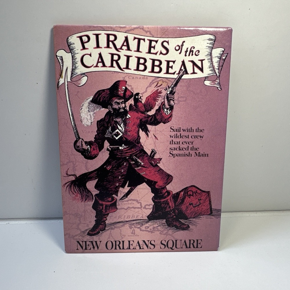 Disney Pirates Of The Caribbean New Orleans Square 2.5" x 3.5"  Magnet